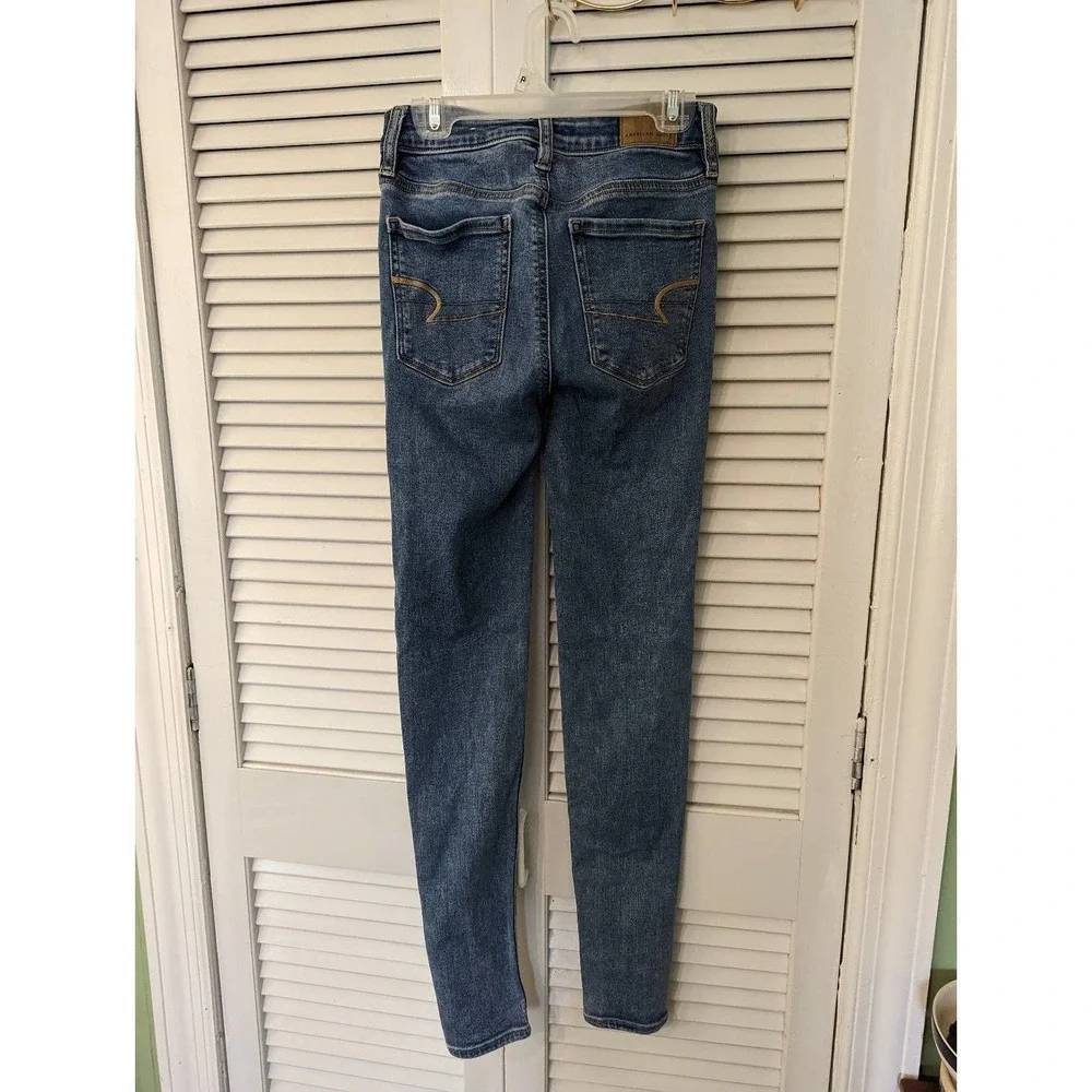 American eagle super high rise jegging jeans - Picture 3 of 4
